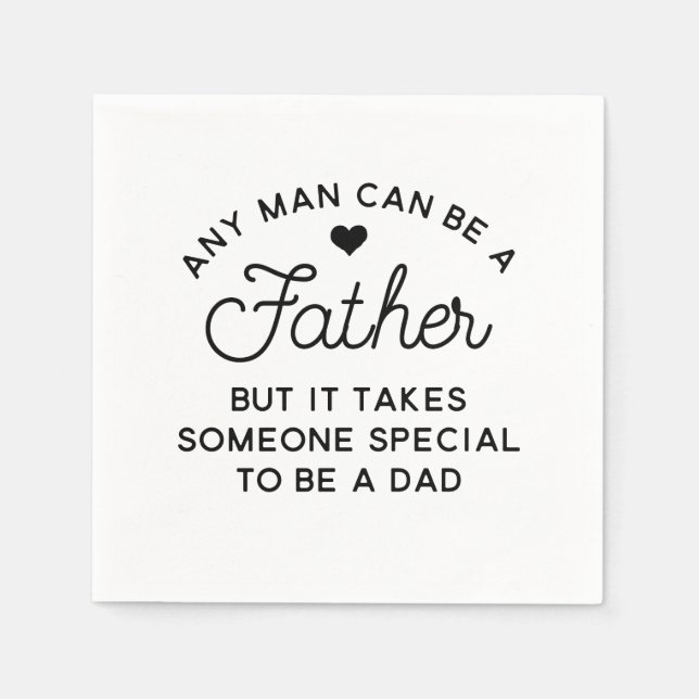 Serviette En Papier Conception de devis papa spécial (Devant)
