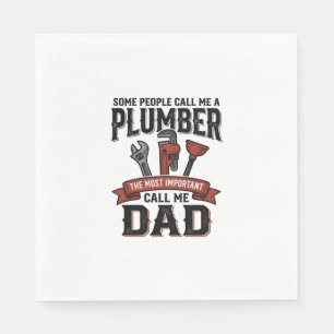 Serviette En Papier Conception de t-shirt de gravure vintage Papa Plom