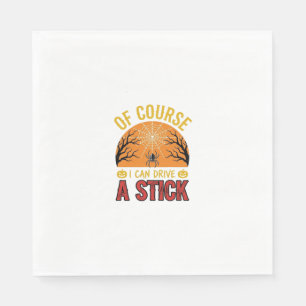 Serviette En Papier Conception de T-shirt drôle d'Halloween avec une t