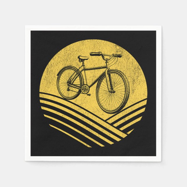 Serviette En Papier Conception des vélos (Devant)
