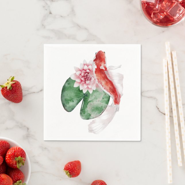 Serviette En Papier Conception Okinawa Series 29 (En situation)