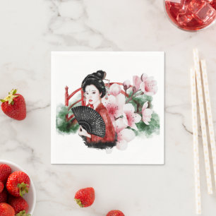 Serviette En Papier Conception Okinawa Series 38