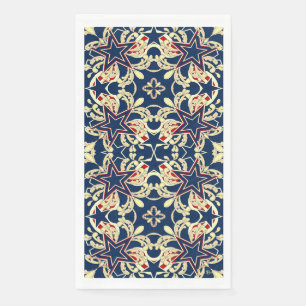 Serviette En Papier Conception vintage de l'Americana