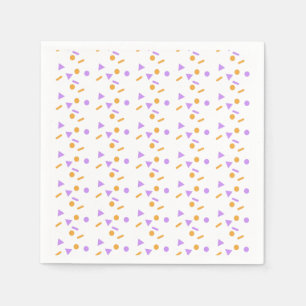 Serviette En Papier Confettis à thème Halloween Violet
