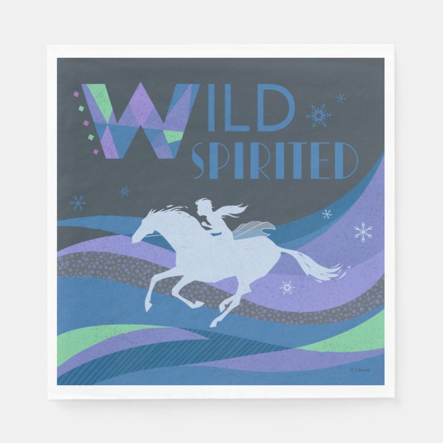 Serviette En Papier Congelé 2 | Elsa Wild Spirited (Devant)
