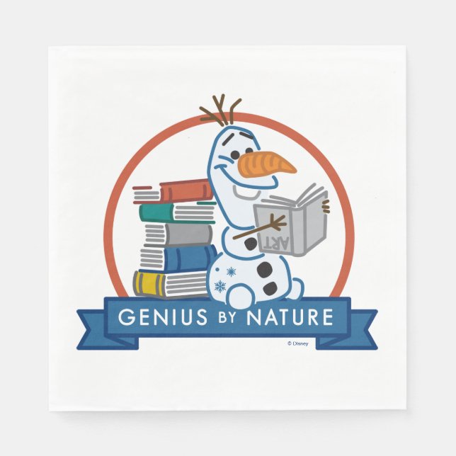 Serviette En Papier Congelé 2 | Olaf - Insigne du génie de la nature (Devant)