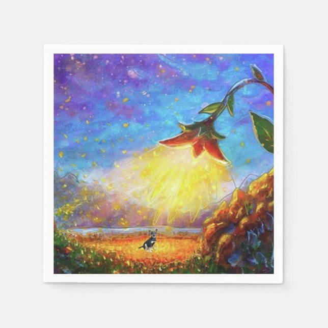 Serviette En Papier Constatation de Mme Darcy (Devant)