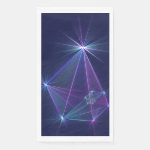 Serviette En Papier Constellation, Art Fractal Abstrait Imaginaire