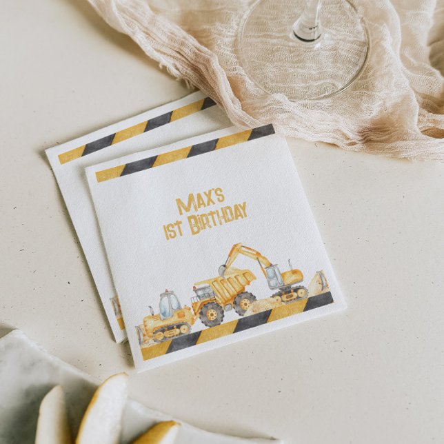 Serviette En Papier Construction Anniversaire de la fête de Naples (Créateur téléchargé)