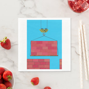 Serviette En Papier Construction de briques