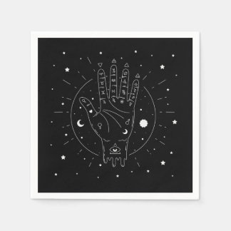 Serviette En Papier Contre Fortune moderne Palmistie Mystique
