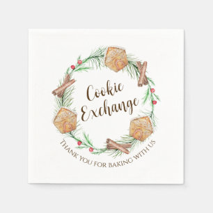 Serviette En Papier Cookie Exchange Holiday Party