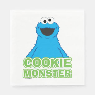 Serviette En Papier Cookie Monster Character Art