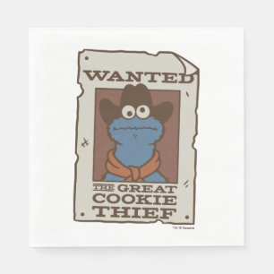 Serviette En Papier Cookie Monster   Poster Recherché