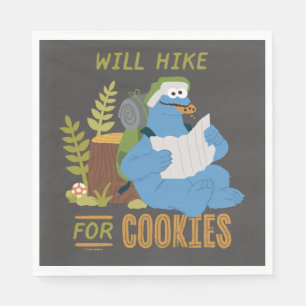 Serviette En Papier Cookie Monster   Randonnée Pour Les Cookies