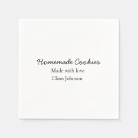 Cookiers faits maison ajouter votre nom de texte j