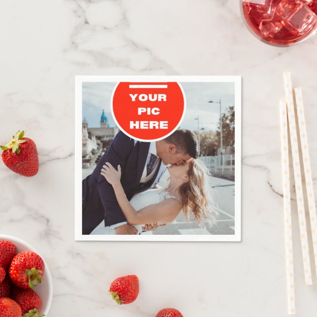 Serviette En Papier COOL ! Papier - Personnalisé (En situation)