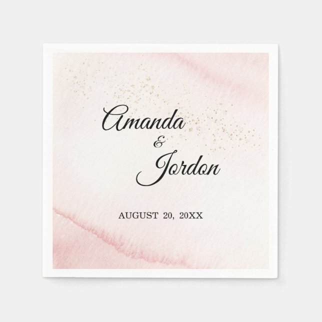 Serviette En Papier Coordonnée rose Sunrise Mountain Cocktail Napkin (Devant)