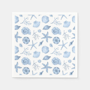 Serviette En Papier Coquillages 