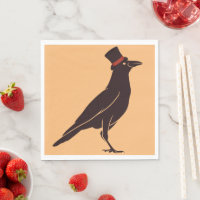 Corvids - Tophat Blackbird Raven