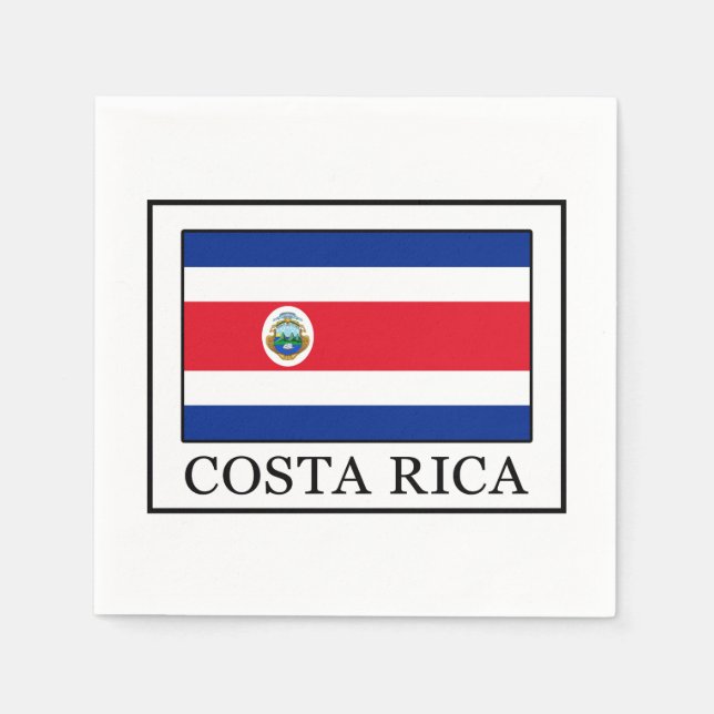 Serviette En Papier Costa Rica (Devant)
