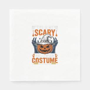 Serviette En Papier Costume d'Halloween effrayant Chapeau de sorcière