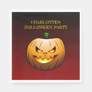 Serviette En Papier Cosy Jack olantern Citrouille d'Halloween