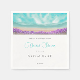 Serviette En Papier Côte d'azur en Fête des mariées de fleurs