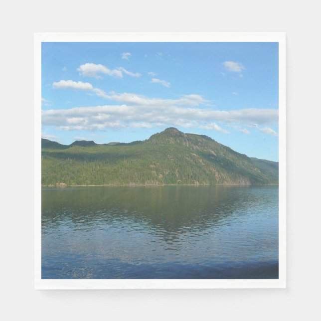 Serviette En Papier Côte de la Colombie-Britannique au Canada Pittores (Devant)