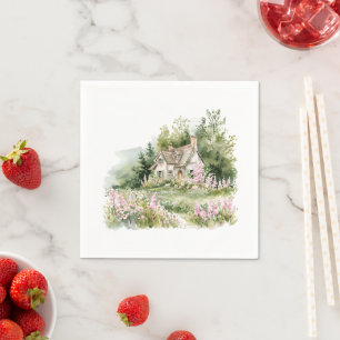 Serviette En Papier Cottagecore