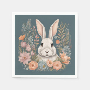 Serviette En Papier Cottagecore Cute Rabbit