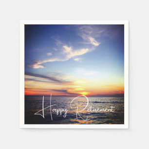 Serviette En Papier Coucher de soleil sur une plage tropicale Personna