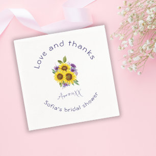 Serviette En Papier Couleur de tournesol fleur sauvage jaune