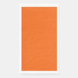Serviette En Papier Couleur solide de tigre orange