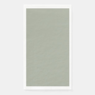 Serviette En Papier Couleur solide Désert Sage