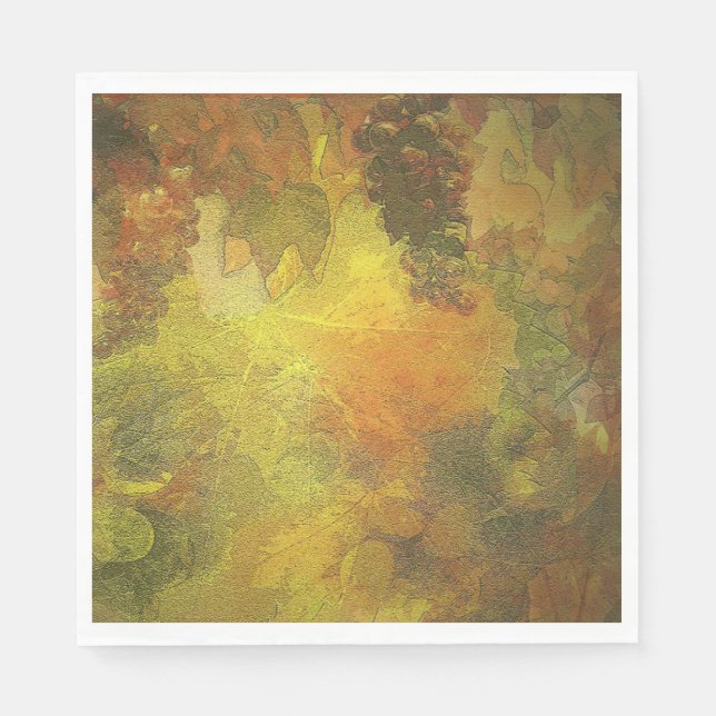Serviette En Papier Couleurs d'automne (Devant)