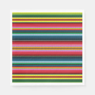 Serviette En Papier Couleurs Mexicaines