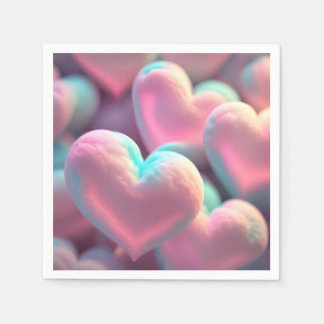 Serviette En Papier Coussin d'amour