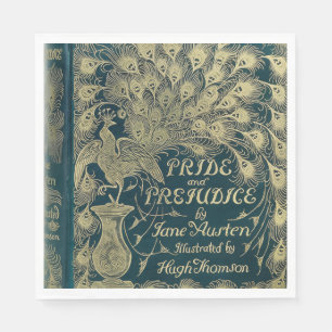 Serviette En Papier Couverture de Orgueil et Préjugés de Jane Austen