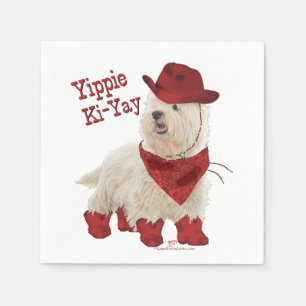 Serviette En Papier Cow-boy en bottes