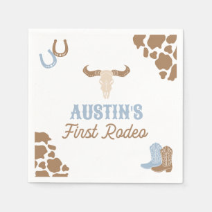 Serviette En Papier Cowboy Rodeo fête d'anniversaire