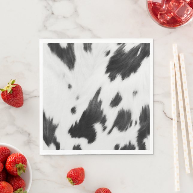 Serviette En Papier Cowboy Western Country Farm Rodeo fête d'anniversa (En situation)