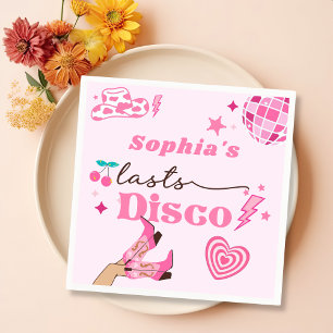 Serviette En Papier Cowgirl Dernière Disco Enterrement de Vie de Jeune