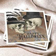Crânes gothiques en Halloween Vintage Casquette