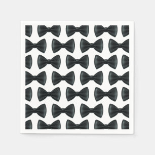 Serviette En Papier Cravate à thème Little Man Bow Baby shower