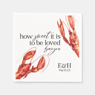 Serviette En Papier Crawfish Boil Naples