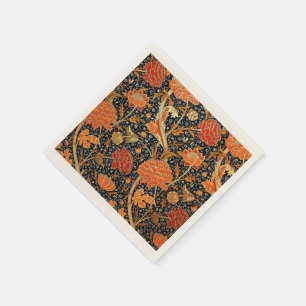 Serviette En Papier Cray, un design William Morris,