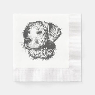 Serviette En Papier Create Your Own Pet Dog Customized