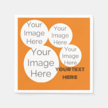 créer son propre papier photo texte serviette modè
