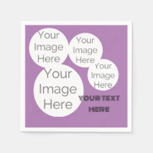 créer son propre papier photo texte serviette modè